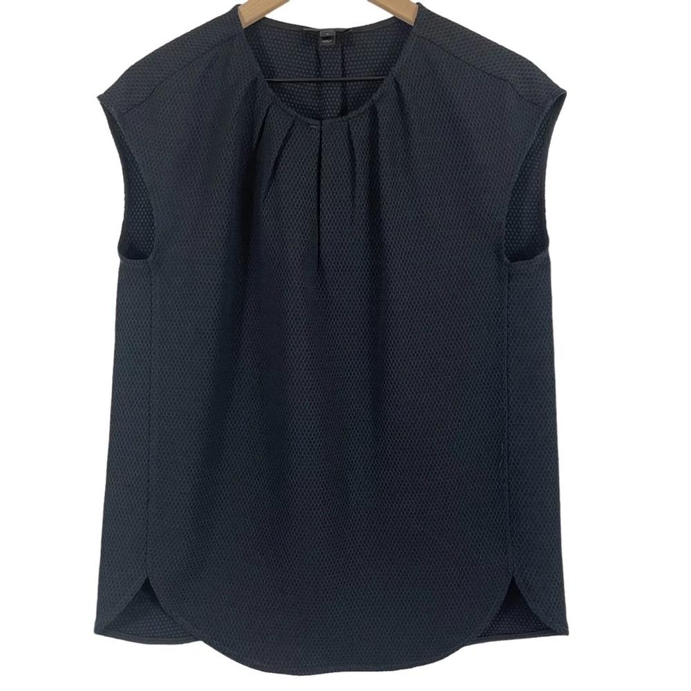 J.Crew honeycomb cocoon top EUC